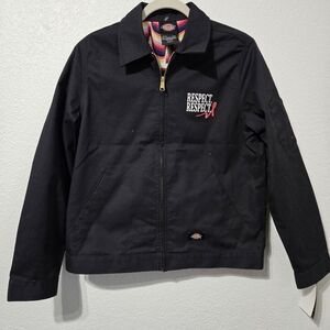 Dickies Breast Cancer Awareness Eisenhower Jacket, Women's  S, Black/Multi